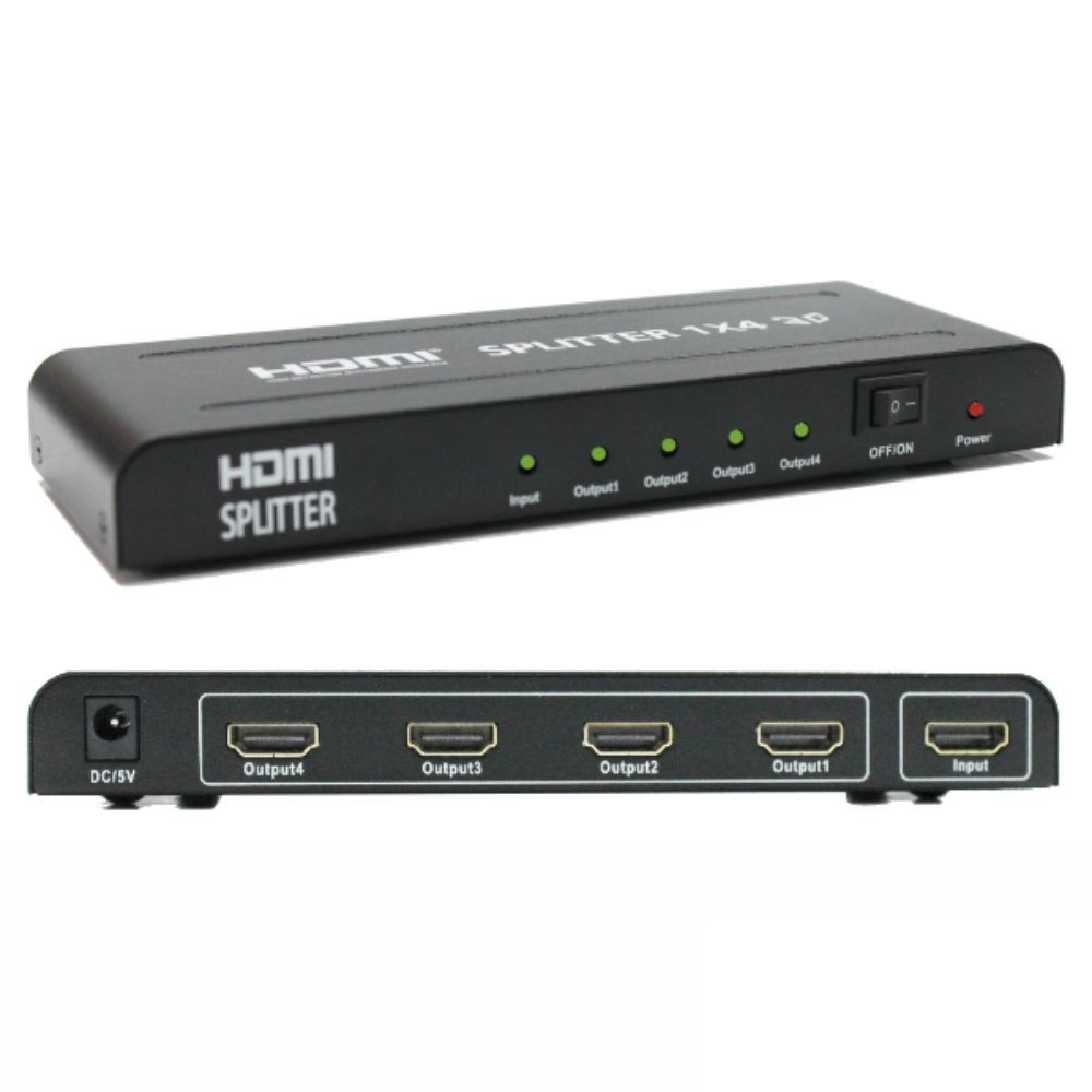 SPLITER 4 PORTAS HDMI DE ALTA VELOCIDADE SPLITER 4 PORTAS HDMI DE ALTA VELOCIDADE