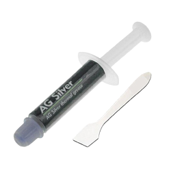 MASSA TERMICA SILICONE PRATA EM SERINGA DE 3G