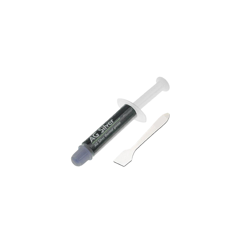 MASSA TERMICA SILICONE PRATA EM SERINGA DE 3G