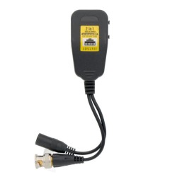 CONVERSOR PASSIVO 2XBALUN VIDEO AUDIO C/DC RJ45