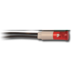 SINALIZADOR LUMINOSO COM FIOS 24V AC VERMELHO