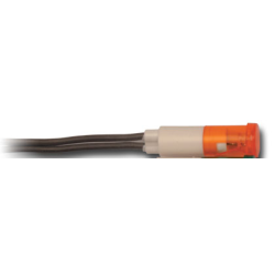 LED SINALIZADOR 12V C/FIO     AMBAR