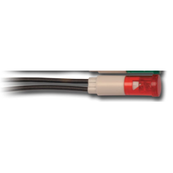 LED SINALIZADOR 12V C/FIO     VERMELHO
