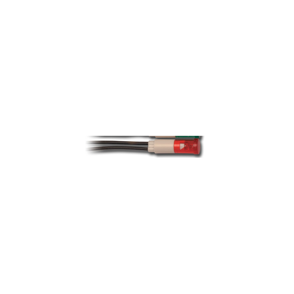 LED SINALIZADOR 12V C/FIO     VERMELHO