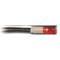 SINALIZADOR LUMIN.220V C/FIOS SILICONE VERMELHO