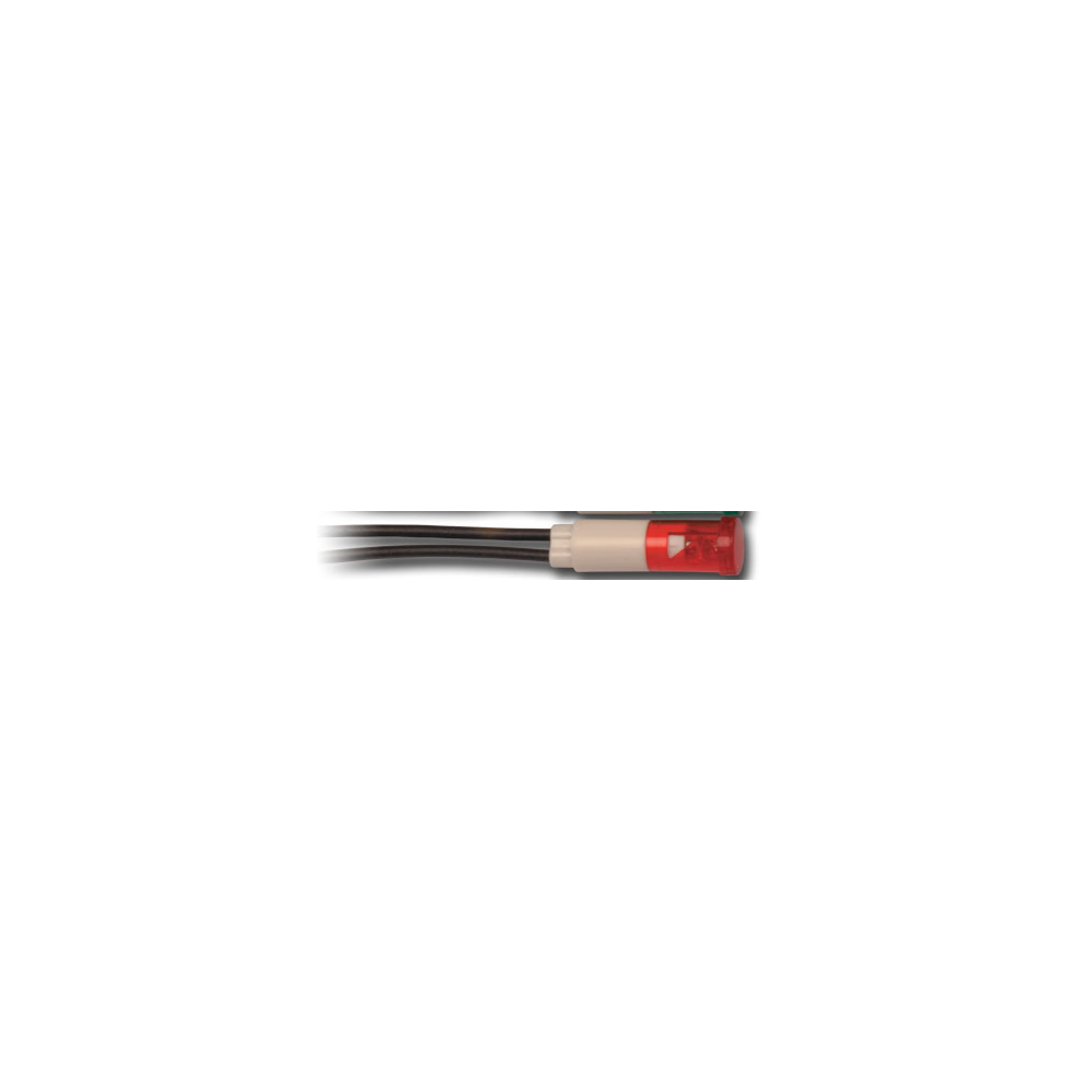 SINALIZADOR LUMIN.220V C/FIOS SILICONE VERMELHO