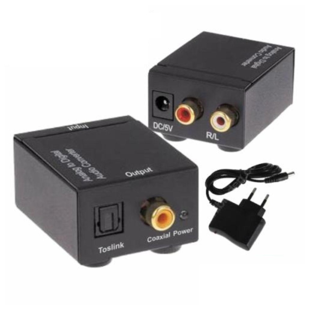 CONVERSOR AUDIO ANALOGICO 2 RCA / DIGITAL 1 RCA