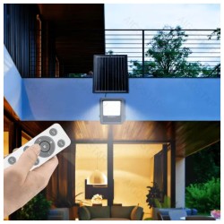 PROJECTOR LED COM PAINEL SOLAR 100W 6500K IP65