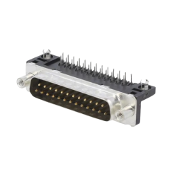 FICHA SUB-D 25P MACHO ANGULO RETO CIRCUITO IMPRESSO