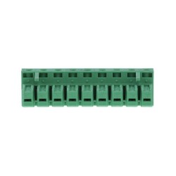 FICHA 9T FEMEA 20A 180° PCB RASTER 7.62mm