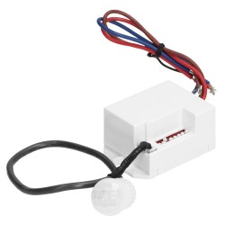 DETETOR MOVIMENTOS PIR 360º ENCASTRAR 230V POR-CR-211 ORNO
