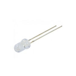 LED 5mm LARANJA 15º