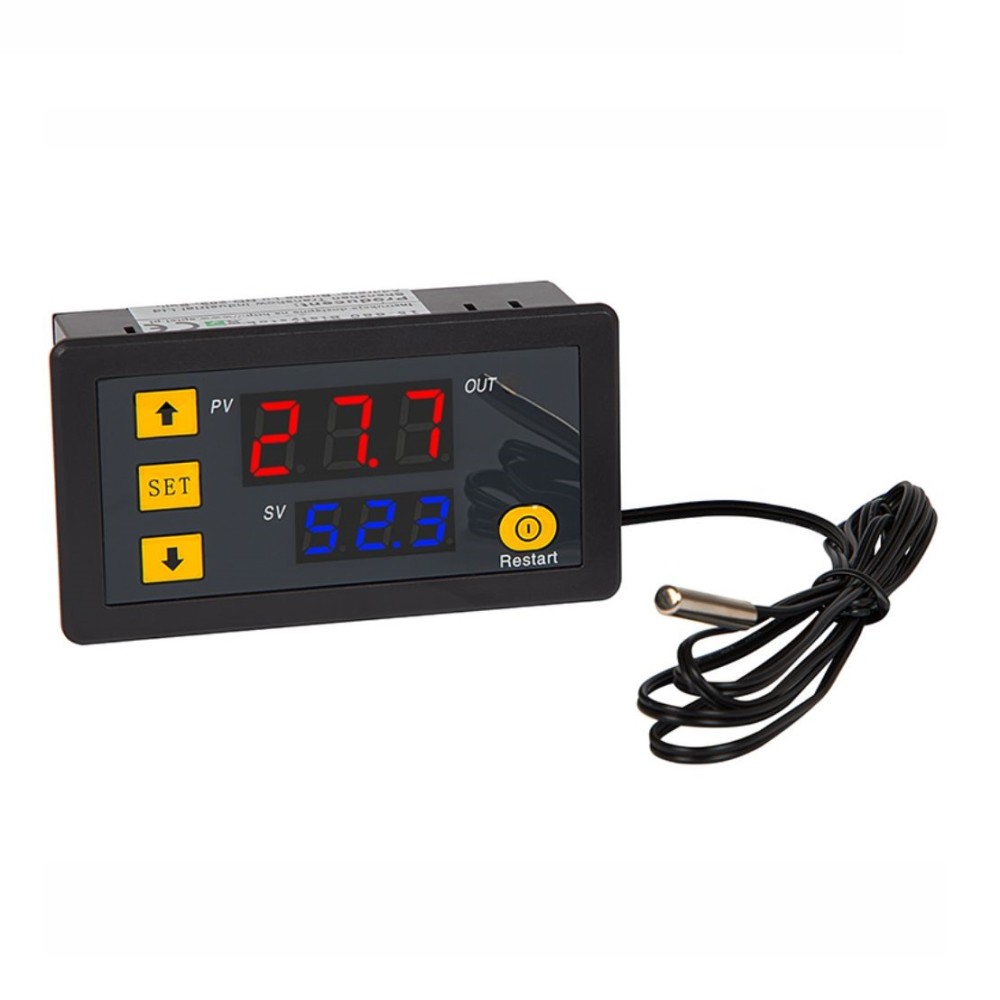 TERMOSTATO DIGITAL 12V C/ BESOURO E SONDA NTC (-55...120ºC)