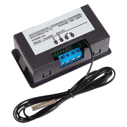 TERMOSTATO DIGITAL 12V C/ BESOURO E SONDA NTC (-55...120ºC)