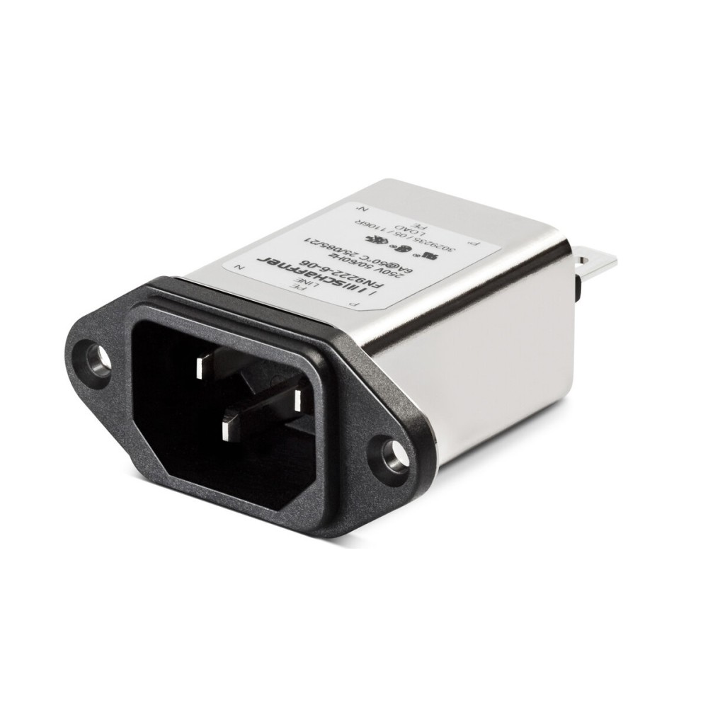 FICHA ALIMENTAÇAO TIPO IEC C4 MACHO 10A 250VAC