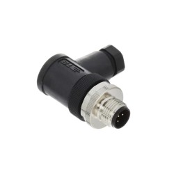 FICHA M12 5 PINOS MACHO 90º IP67