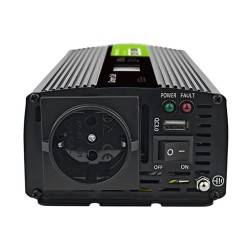 INVERSOR 12VDC/230VAC 500W ONDA PURA