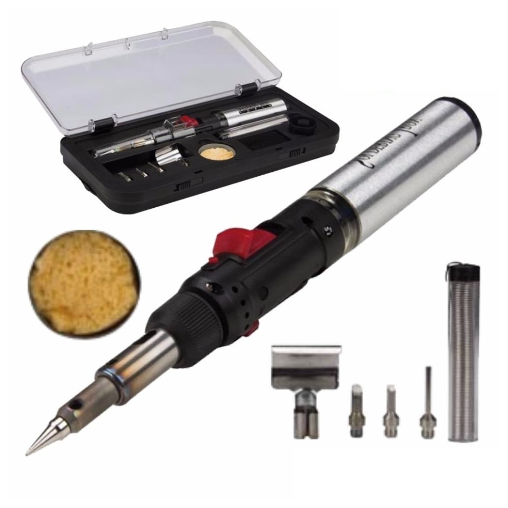 CONJUNTO FERRO SOLDAR A GAS VELLEMAN