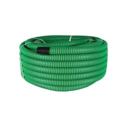 TUBO ANELADO 25mm REFORCADO VERDE