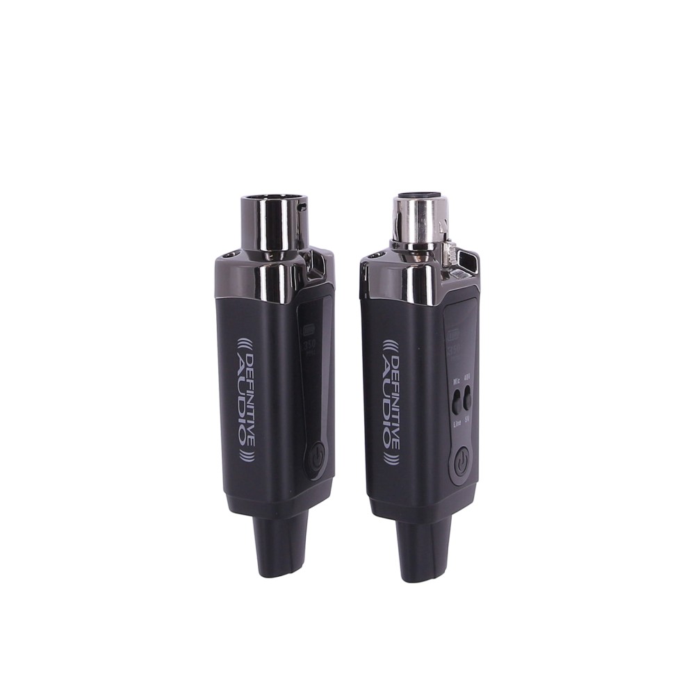 SISTEMA WIRELESS XLR 584~608Mhz C/ PHANTOM RECARREGAVEL