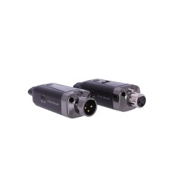 SISTEMA WIRELESS XLR 584~608Mhz C/ PHANTOM RECARREGAVEL
