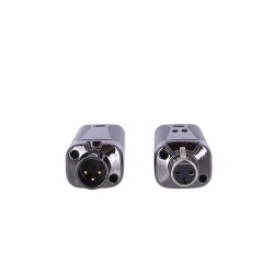 SISTEMA WIRELESS XLR 584~608Mhz C/ PHANTOM RECARREGAVEL