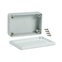 CAIXA ABS 150x80x60mm CINZA