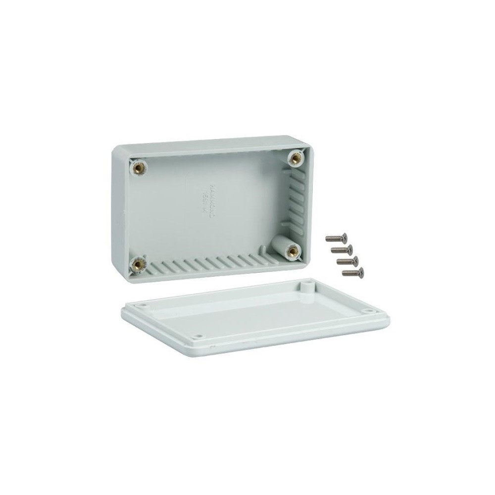 CAIXA ABS 150x80x60mm CINZA
