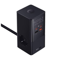 CARREGADOR MESA 2X USB A 2X USB C 2X SCHUKO 100W BASEUS