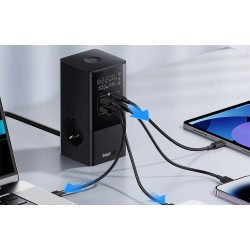 CARREGADOR MESA 2X USB A 2X USB C 2X SCHUKO 100W BASEUS