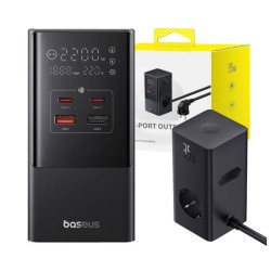 CARREGADOR MESA 2X USB A 2X USB C 2X SCHUKO 35W BASEUS