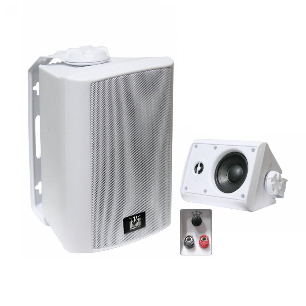 PAR COLUNAS 4" 8OHM 40W@100V BRANCAS VSOUND