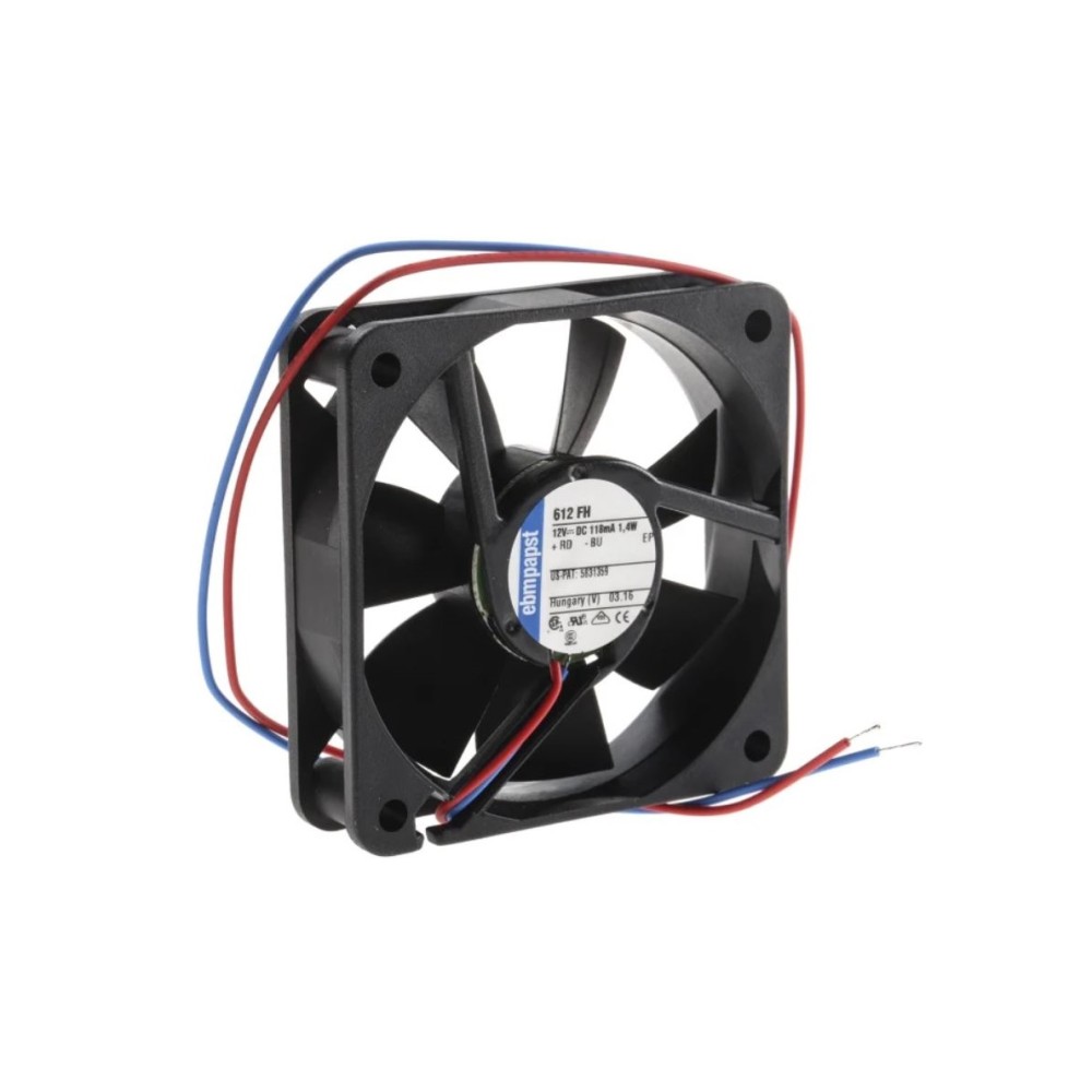 VENTILADOR 12V 60x60x15mm EBM-PAPST