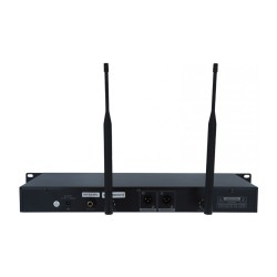 SISTEMA DUPLO WIRELESS UHF TRUE DIVERSITY CABEÇA E LAPELA