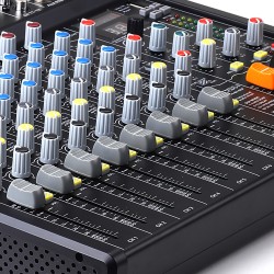 MESA MISTURA 6 CANAIS XLR USB / MP3 C/ EFEITOS / EQ.