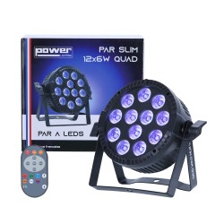 PROJETOR PAR LED 12x6W RGBW