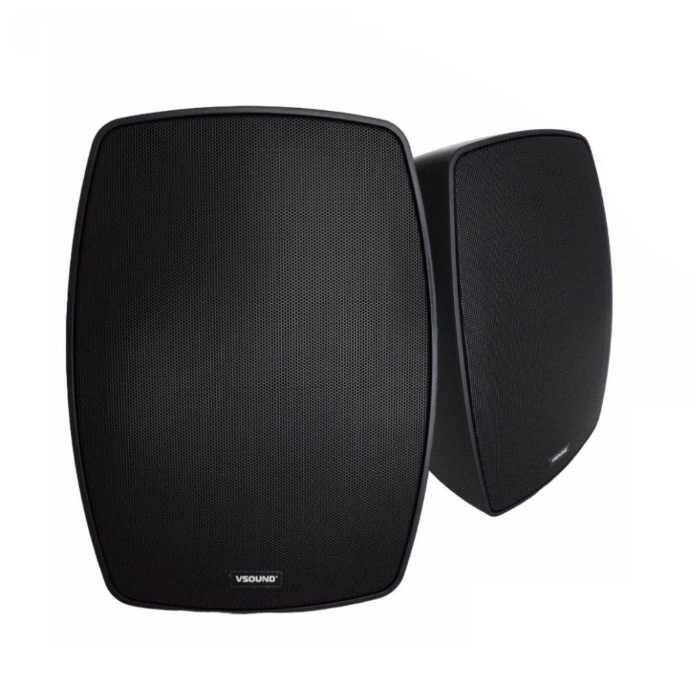 PAR COLUNAS PASSIVAS 5" 80W 100V IPX5 PRETO