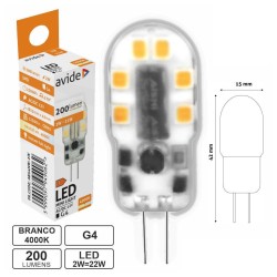 LAMPADA LED G4 4000K 2W 12V