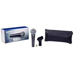 SHURE BETA 58A MICROFONE DE MÃO VOCAL SEM CABO