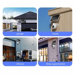 CAMERA VIGILANCIA IP FHD WIFI COM PAINEL SOLAR XO