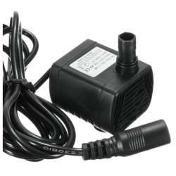 Mini Bomba de Água Submersível, 12V, 3W, 200l/H