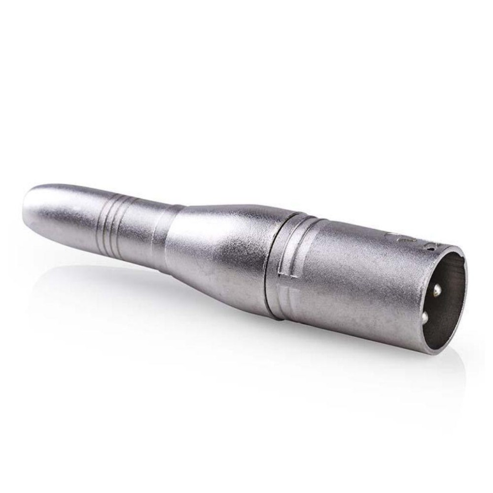 Ficha Adaptadora XLR 3p Macho / Jack 6.35mm Fêmea Mono Ficha Adaptadora XLR 3p Macho / Jack 6.35mm Fêmea Mono