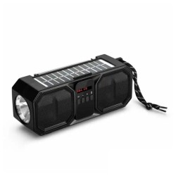 Rádio Portátil com Painel Solar/ Lanterna / Bluetooth / TWS