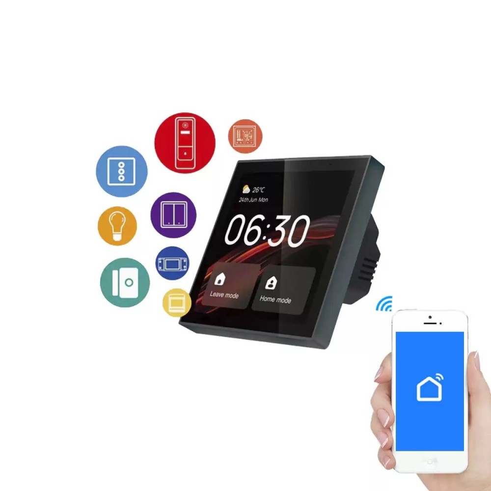 PAINEL CONTROLE HUB TUYA COM PAINEL 4" TATIL