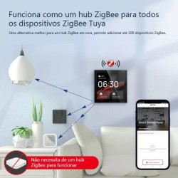 PAINEL CONTROLE HUB TUYA COM PAINEL 4" TATIL