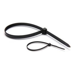 Conjunto 50 Abraçadeiras Nylon, 3.6x200mm, Pretas, ENTAC