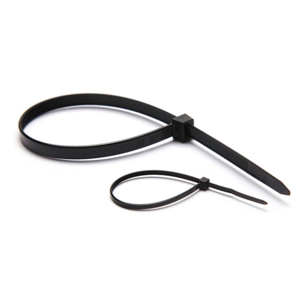 Conjunto 50 Abraçadeiras Nylon, 3.6x200mm, Pretas, ENTAC