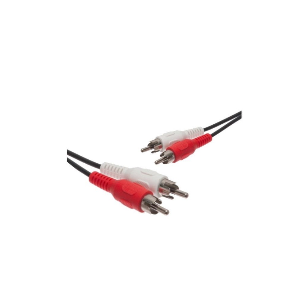Cabo 2 x Rca Macho / 2 x Rca Macho, com 1.5mt Cabo 2 x Rca Macho / 2 x Rca Macho, com 1.5mt