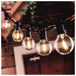 Corrente Iluminação 10 Lâmpadas e Painel Solar, 5.5mts