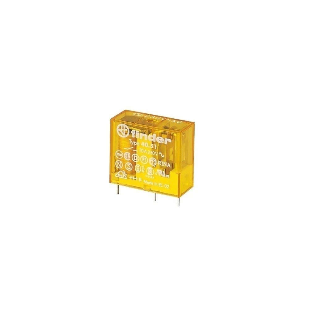 Relé AC 24V/1C/10A – R:5mm, Circuito Impresso